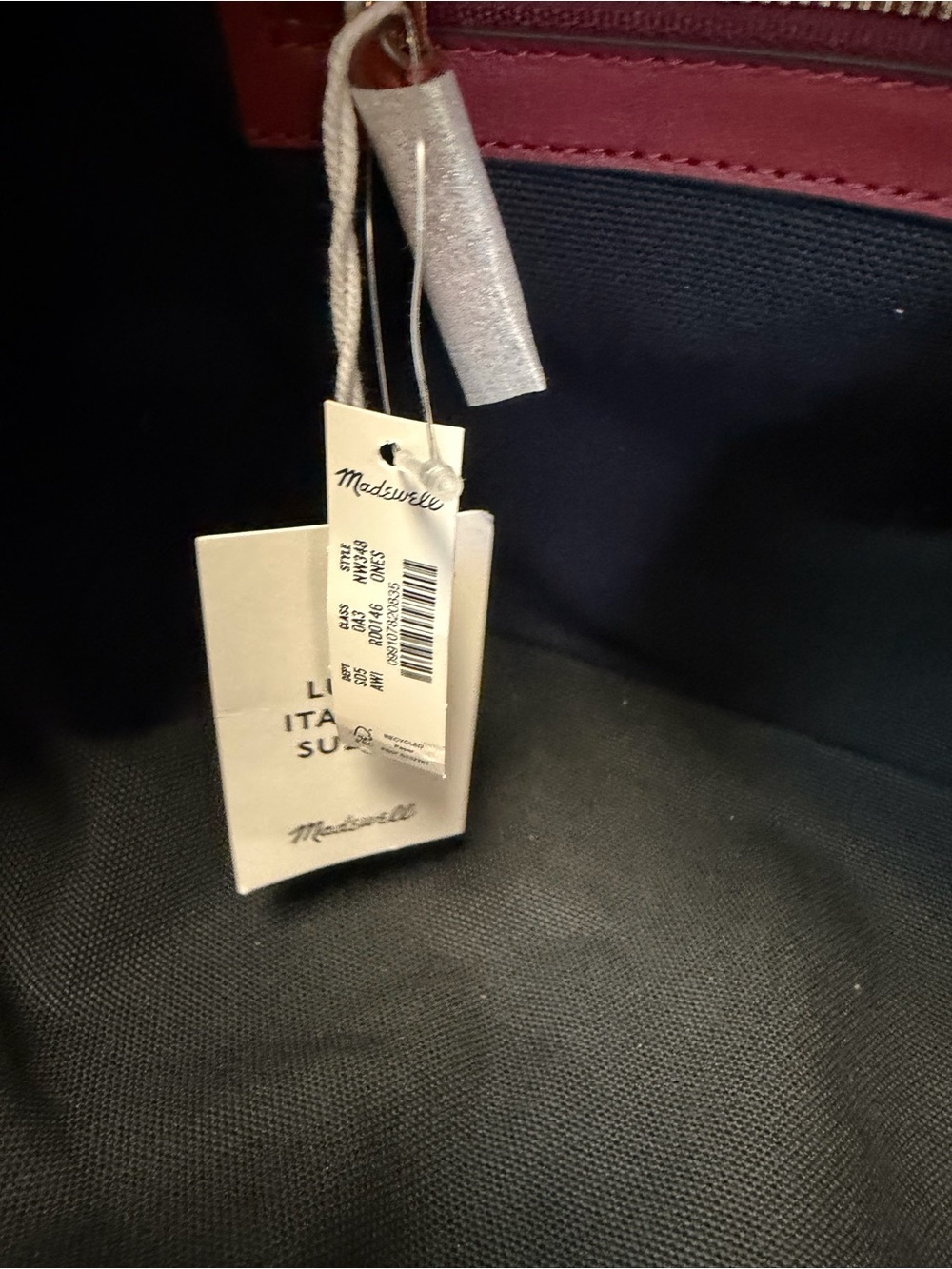 Madewell Women's The Mylie Shoulder Bag in Italian Suede NW348 - Picture 7 of 9
